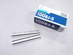 ●MAX ステンレス ステープル 1008J-S 200本 ＞ 肩幅10mm 足長8mm 国産 水上 バイク オートバイ 原付 エア エアー タッカー シート 針 芯