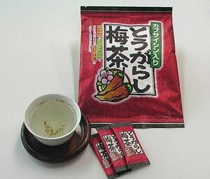 『 とうがらし梅茶 ～スティックタイプ～ 』 大人気商品　紀州梅肉、北海道真昆布使用