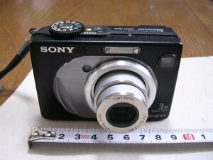 ■DSC-W1 SONY Cyber-shot デジタルカメラ 単三乾電池2本仕様 撮影再生ストロボ動作動作品(確証写真提示)JUNK扱い