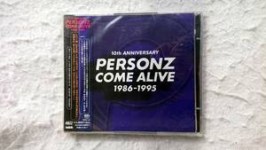 PERSONZ　COME ALIVE　パーソンズ 2枚組 ライブ・ベスト・アルバム 96年発売
