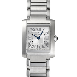カルティエ Cartier タンク フランセーズ ウォッチ WSTA0065 シルバー文字盤 新品 腕時計 レディース