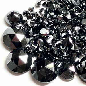 (天然ブラックダイヤモンドおまとめ)M 10ct 裸石 宝石 diamond jewelry ジュエリー black K