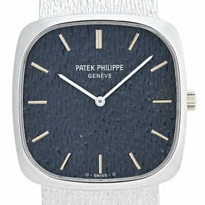パテックフィリップ PATEK PHILIPPE 3566 腕時計 WG 手巻き ブルー レディース 【中古】