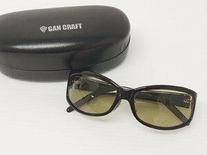 [11A-64-125-1] 釣り用品 GANCRAFT ガンクラフト 偏光サングラス GCE-001 ケース付き キズ有 中古