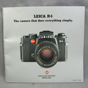 LEICA ライカ R4 小冊子 管理A1