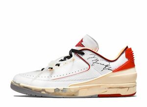 Off-White Nike Air Jordan 2 Low "White and Varsity Red" 27cm DJ4375-106