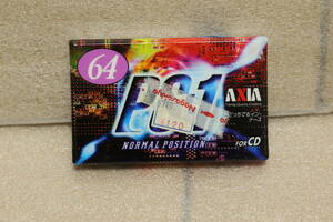 未開封 AXIA カセットテープ PS1 64分 ノーマルポジション Cassette Tape Normal Position 64min. PS1J 64