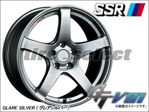 1本価格 要在庫確認 SSR GTV01 19x8.5J GLARE SILVER グレアシルバー□送料込2本は69800円/4本は139600円 TANABE タナベ 8.5J-19 【gtv01】