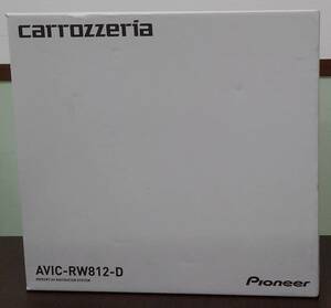 【9437】開封済 / 新品未使用 carrozzeria 7V型 楽ナビ AVIC-RW812-D Pioneer カロッツェリア カーナビ 同梱不可 まとめて取引不可