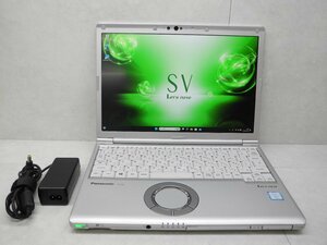 ☆1円☆第8世代☆CF-SV7RDAVS☆累積8860 高解像度☆Core i5 1.70GHz/8GB/SSD256GB/Sマルチ/無線/Bluetooth/カメラ/Office/Win11 DtoD領域☆