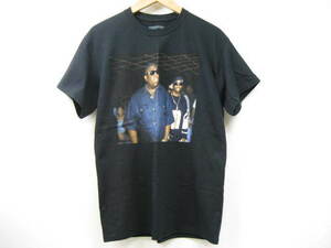 The notorious B.I.G. ノトーリアス Tシャツ 半袖 ヒップホップ ラップ 2PAC トゥーパック 2パック 黒 ブラック サイズM
