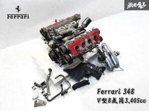 ＊即納 クランキングOK FERRARI フェラーリ 純正 348 tb F119 G型 3.4L エンジン ヘッド ブロック 348ts 348GTB