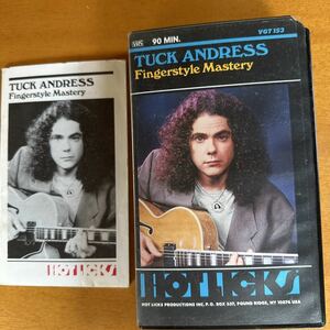 VHS 譜例集あり タック・アンドレス Tuck Andress Fingerstyle Mastery ジャズギター ギター教則