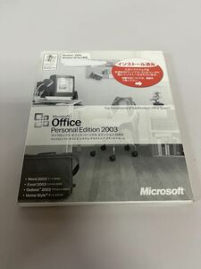 L216)Microsoft Office Personal Edition 2003 Word/Excel/Outlook