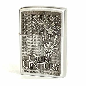 CDM999T Zippo ジッポライター OUR CENTURY アワーセンチュリー 1999年製 世界限定15万個 コレクティブ・オブ・ザ・イヤー シルバー系