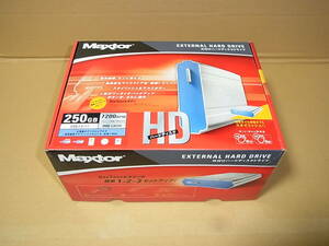 ■未使用■Maxtor OneTouch 250GB USB2.0/USB1.1 外付けHDD A30E250 (BX061)