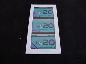 ナショナル NV-TC20SHG　コンパクトビデオカセット　３個売り　長期保管品　録画　　　∞１８