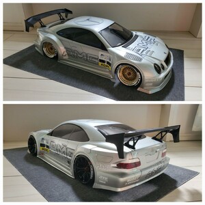 【即決・未走行】ボディのみ メルセデス ベンツ CLK AMG 1/10 Mercedes Benz CLK AMG 