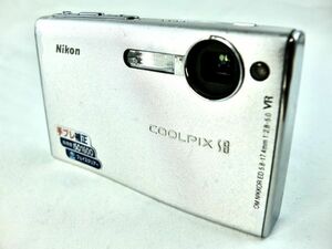 ★動作確認済★ニコン NIKON COOLPIX S8！OM NIKKOR ED 5.8-17.4mm F2.8-5.0 VR！コンパクトデジタルカメラ！#00430#9967#08660#55