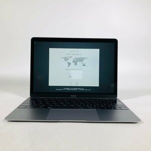 動作確認済み MacBook 12インチ (Mid 2017) Core m3 1.2GHz/8GB/SSD 256GB スペースグレイ MNYF2J/A