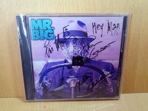 MR. BIGミスター・ビッグ/Hey Man/CD/EricMartinPaulGilbertBillySheehan/サイン(印刷)入りケース仕様