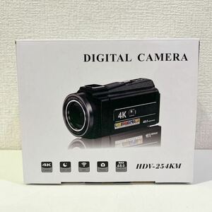 【未使用】 ビデオカメラ 4K 16倍ズーム WiFi機能 HDV-254KM 60サイズ（289）