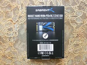 SABRENT ROCKET NANO M.2 2242 SSD 1TB 中古品 【送料無料】