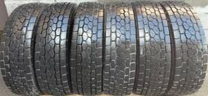 ■99%未使用に近い 245/70R19.5 136/134J 6本セット ブリヂストンM800 ミックスパターン (1FK033-1)