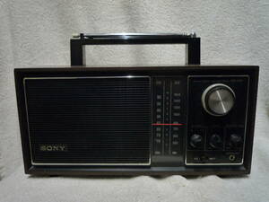 ◆中古 SONY ソニー AM/FM ラジオ TFM-9200 SOLID STATE 簡易動作確認済み 当時物 昭和レトロ アンティーク ヴィンテージ◆