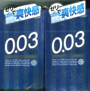 新品　0.03 コンドーム　【2箱セット】 クール