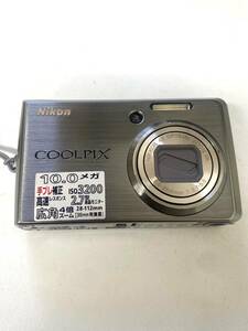 美品 NIKON ニコン S600 COOLPIX クールピクス デジタルカメラ デジカメ コンパクトカメラ 動作未確認 ㏄031506