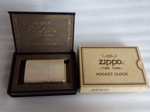 未使用　ZIPPO　ポケットクロック　アスキー　1996年　箱付　時計　デッドストック　ｚ012421