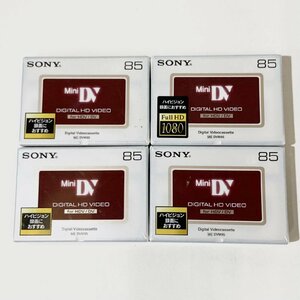 【送料無料】ソニー MiniDVテープ DVM85HD 4本セット 管Ka018