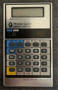 オムロン電卓 レトロ LQ-8101