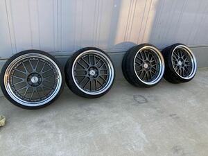 SSR プロフェッサー MS1 フロント20x9J 5H PCD-114.3 +37@リヤ10J＋24 4本 1台分 245/30R20☆20系クラウン/GRS200@傷有り