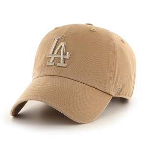 ’47 Brand (フォーティーセブン) ドジャース キャップ 帽子 DODGERS TONAL ’47 CLEAN UP KHAKI ベースボールキャップ