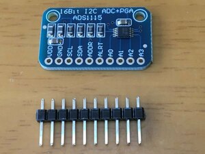 【電子部品】16Bit I2C ADC+PGA ADS1115 （1個）