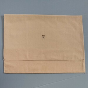 〔ルイヴィトン〕45×35cm 保存袋 布袋 フラップ型 LOUIS VUITTON 正規品 ブラウン系 （0053)