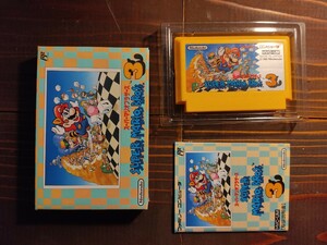 美品 任天堂 スーパーマリオブラザーズ3 ファミコンソフト 箱説付き　FC