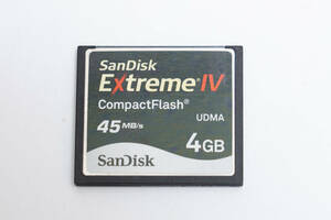 #101d SanDisk サンディスク ExtremeIV 4GB 45MB/s CFカード コンパクトフラッシュ