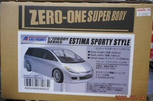 ABCホビー　1/10　TOYOTA　エスティマ スポーティースタイル　ボディセット