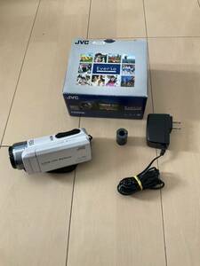 中古　JVC エブリオ　GZ-F200-w デジタルビデオカメラ　ホワイト