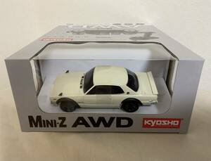  京商 MINI-Z AWD★ミニッツ レディセット★日産スカイライン2000GT-R (KPGC10)チューンドバージョン (ホワイト)