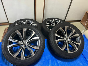 ★美品★レクサスRX450h RX200t Fスポーツ 純正 20インチタイヤ ホイール4本 バリ山 YOKOHAMA ICEGUARD STUDLESS 235/55R20. 102Q