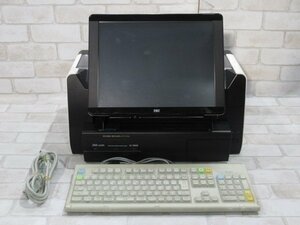 Ω 新DC 0518♪ 保証有 東芝TEC【 SJ-9000-S 】テック事務コン キーボード付 動作OK・祝10000!取引突破!!