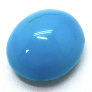 17ctUP!!☆天然トルコ石17.729ct☆M 約17.6×15.1mm ルース 裸石 宝石 ジュエリー ターコイズ turquoise 