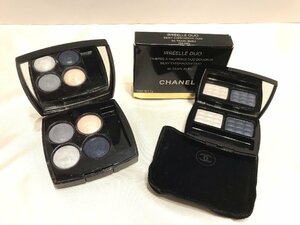 ■【YS-1】 CHANEL シャネル ■ レ キャトル オンブル アイシャドウ #92 イレール デュオ #60 ブルー系 ■ 2点セット 【同梱可能商品】■D