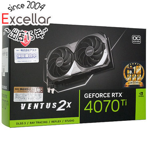 MSI製グラボ GeForce RTX 4070 Ti VENTUS 2X 12G OC PCIExp 12GB [管理:1000027803]