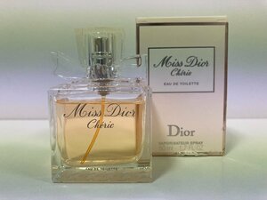 【C91060】Christian Dior　Miss Dior　Cherie　クリスチャン ディオール　ミス ディオール　シェリー　50ml　残量8割程度　【中古品】