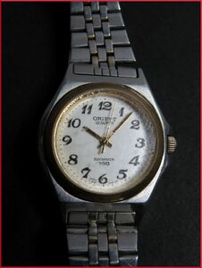 オリエント ORIENT SWIMMER 100 クォーツ 3針 女性用 レディース 腕時計 S370 稼働品